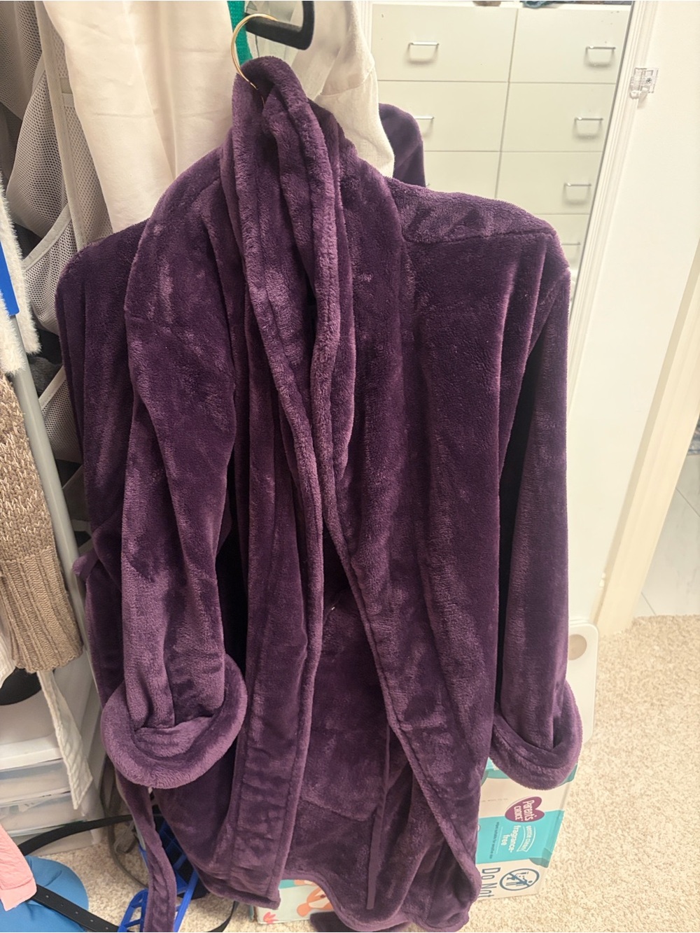 Soma Plush Robe in Purple